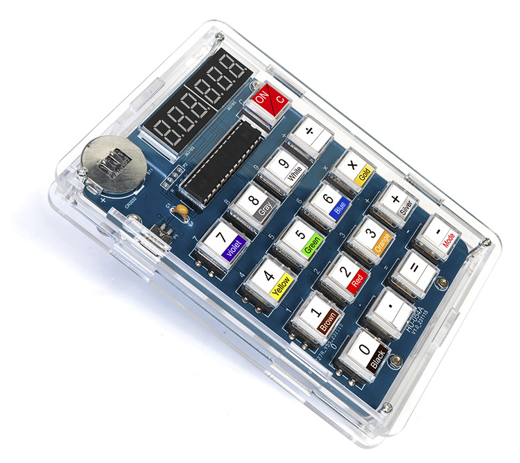 DIY Rekenmachine Soldeerkit (51 Microcontroller)